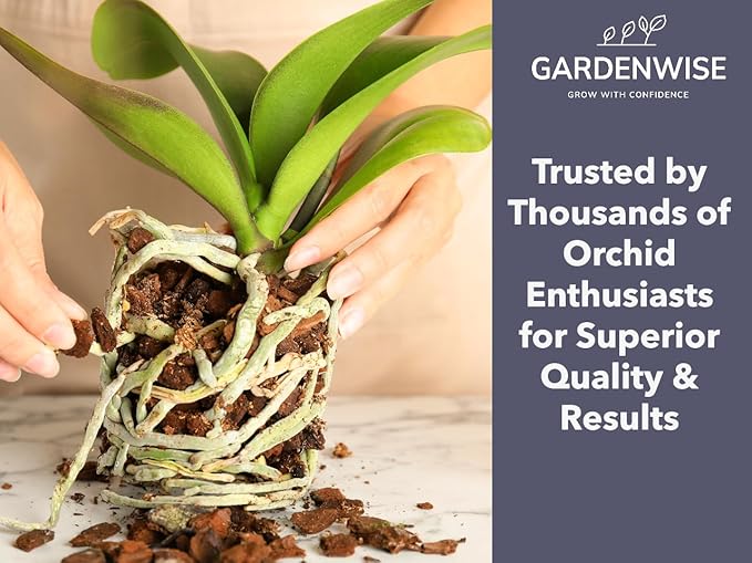 Premium Orchid Bark for Potting Mix – Ready-to-Use Pine Bark for Indoor Plants, Orchid Repotting & Soil Mix Creation, Ideal Orchid Medium (10 quarts)