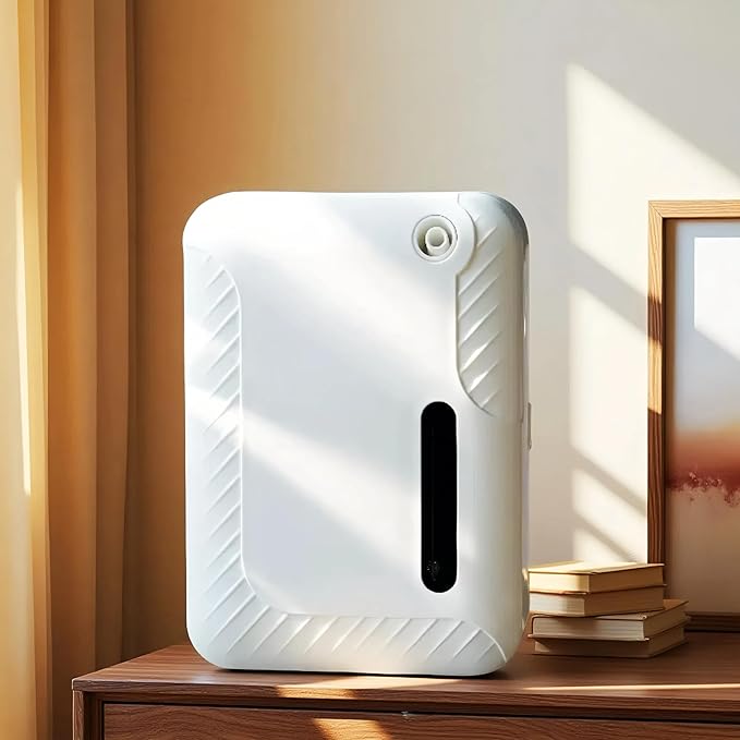 Smart Scent Air Machine for Home, Bluetooth Waterless Essential Oil Diffuser with Cold Air Tech 250ML, 1500 sq. ft Coverage Scent Diffuser for Large Room, Office, Spa, White