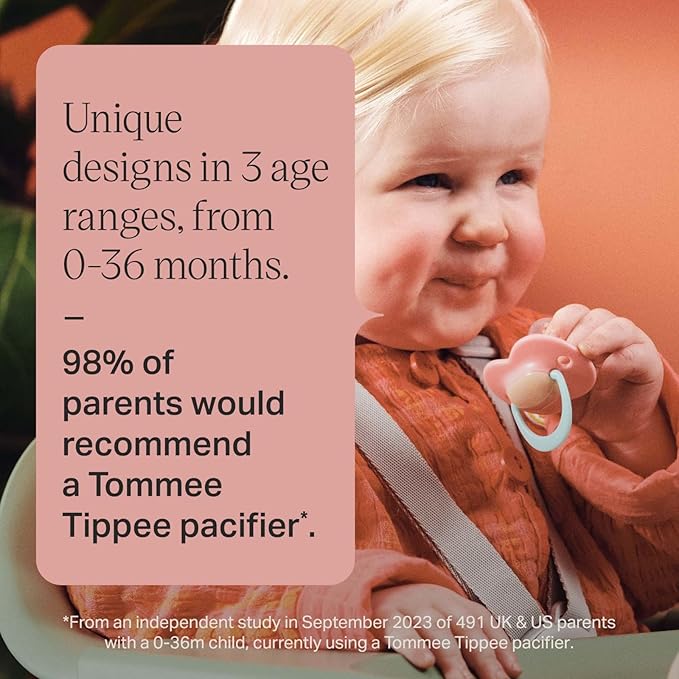 Tommee Tippee Ultimate Fit Pacifiers, 18-36 Months, Extra Air Holes, Symmetrical Nipple and Shield, 100% BPA Free Silicone, Dishwasher and Sterilizer Safe, Blue and Green, Pack of 4