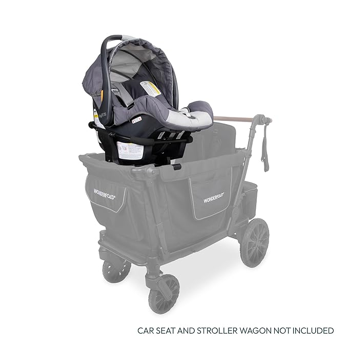 WONDERFOLD Infant Car Seat Adapter for Chicco Car Seat - Full 360-Degree Rotation, Easy to Install & Folds with Stroller Wagon, W4/W6 Pro Series