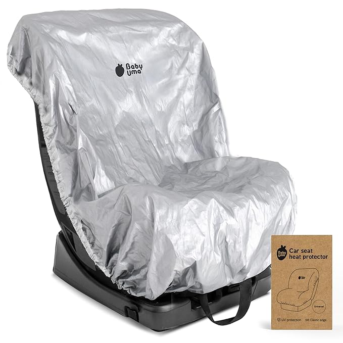 Baby Uma Infant Car Seat Cover Baby - UV Shielding & Heat Blocking Universal Sun Shade for Baby Car Seat, Reflective & Foldable PET Aluminium Cover