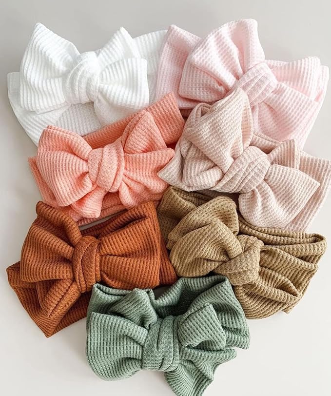 Baby Girl Headbands Nylon Bow Hair Accessories for Newborn Infants Toddlers (Y10, FZ)