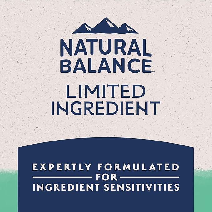 Natural Balance Limited Ingredient Adult Grain-Free Dry Dog Food, Chicken & Sweet Potato Recipe, 4 Pound (Pack of 1)