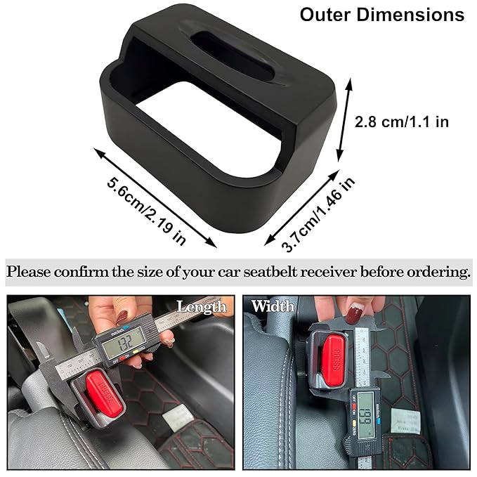 Car Seatbelt Buckle Guard, Child Seat Belt Lock Seatbelt Buckle Cover Seat Belt Lock Cover, Buckle Guard for Kids/Special Needs, 4-Pack Fit Most Car (Expect Truck)