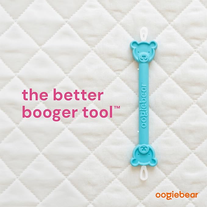 oogiebear: Baby Nose Cleaner & Ear Wax Removal Tool - Safe Booger & Earwax Removal for Newborns, Infants, Toddlers - Dual-Ended - Essential Baby Stuff, Diaper Bag Must-Have, with CASE