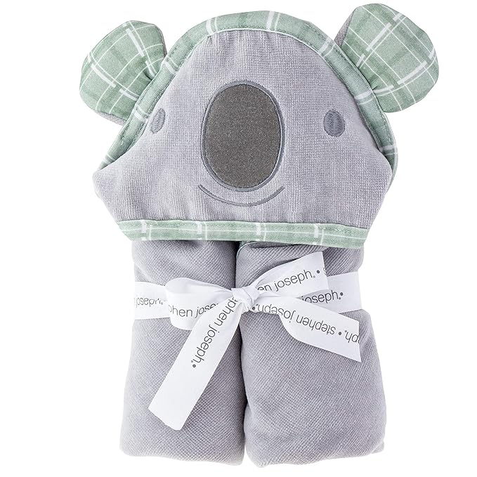 Stephen Joseph, Baby Hooded Bath Towel, Koala