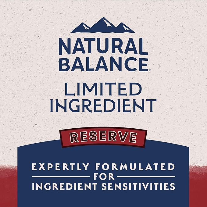 Natural Balance Limited Ingredient Adult Grain-Free Dry Dog Food, Reserve Sweet Potato & Bison Recipe, 12 Pound (Pack of 1)