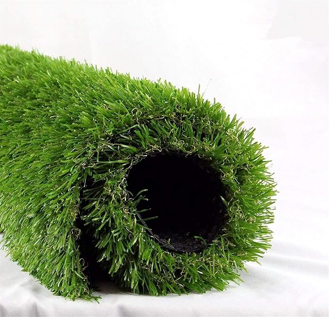 LITA 4ftx7ft Artificial Grass Fake Deluxe Synthetic Thick Lawn Pet Turf Perfect for Indoor/Outdoor Landscape, 4 FT x 7 FT (28 Square FT), Green