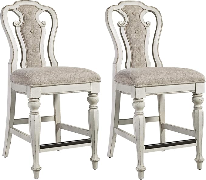 LIBERTY FURNITURE INDUSTRIES, INC. Magnolia Manor Counter Height Chair (RTA)-Set of 2