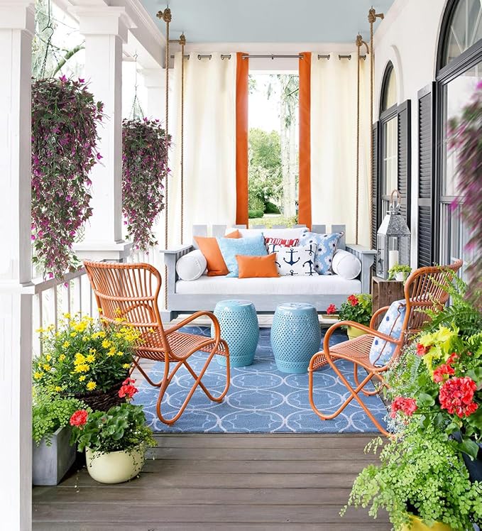 RECUTMS Artificial Hanging Plants Fake Ivy Plant Faux Plants Hanging UV Resistant Artificial Plants for Outdoor Garden Porch Decor Indoor Table Wall Room Office Decoration(Fuchsia)