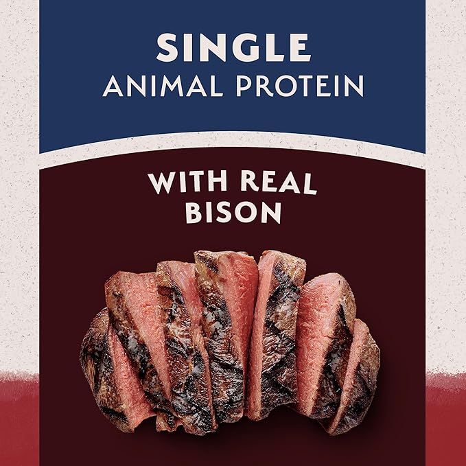 Natural Balance Limited Ingredient Adult Grain-Free Dry Dog Food, Reserve Sweet Potato & Bison Recipe, 12 Pound (Pack of 1)