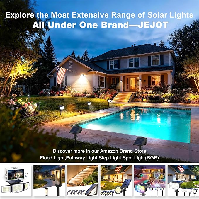 Solar Step Lights Outdoor Waterproof IP65,Cool White Solar Stair Lights, Outdoor Light Decor for Stair, Deck, Step, Porch and Outside Patio, 24 Pack
