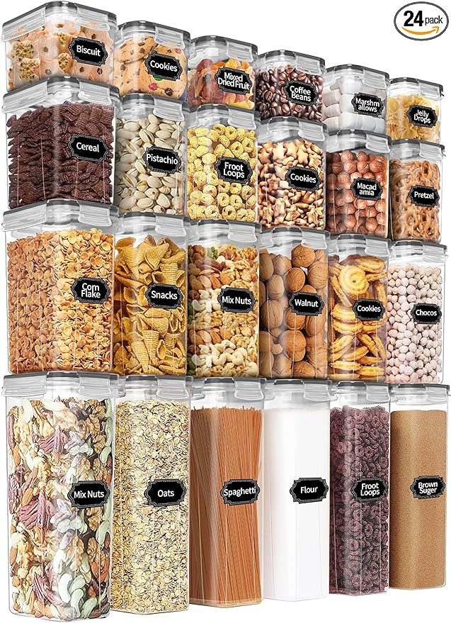 PRAKI Airtight Food Storage Containers Set