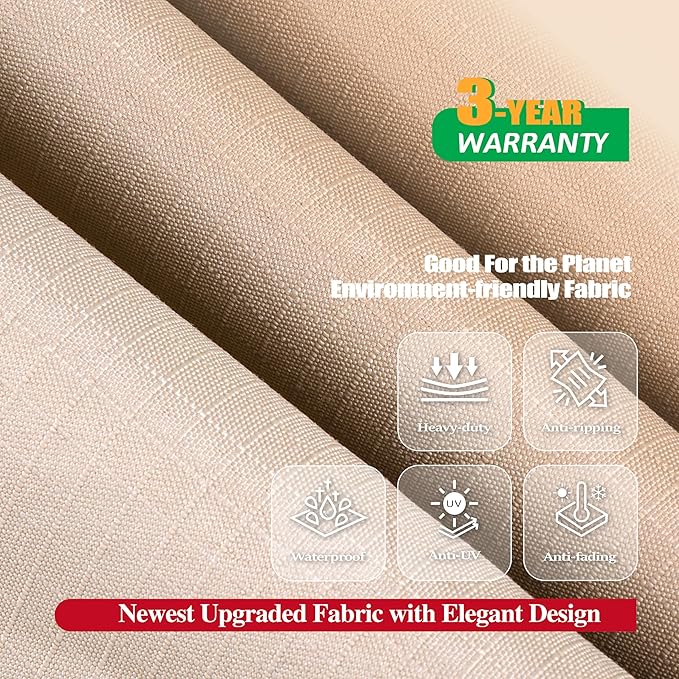 F&J Outdoors Waterproof UV Resistant Patio Dining/Adirondack Chair Cover, 28" W x 30" D x 36" H, 2Pack
